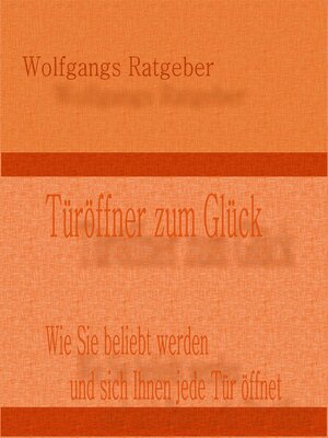 cover image of Türöffner zum Glück